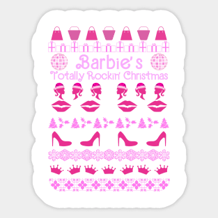 Barbie's Totally Rockin' Christmas - Holiday Sweater Sticker